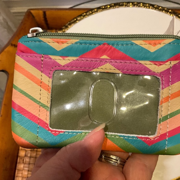 VTG Fossil Chevron Pattern Small Coin Purse NWT - Picture 2 of 6